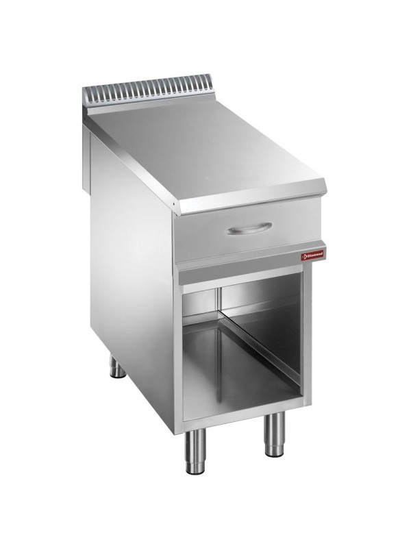 Neutral element with GN drawers, module 1/2 , open base