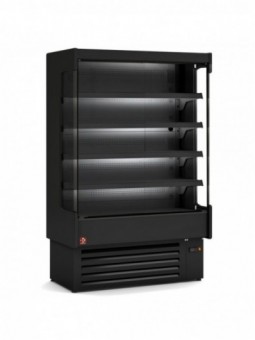 Ventilated refrigerated wall element, with unit
