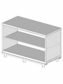 Neutral rear cabinet