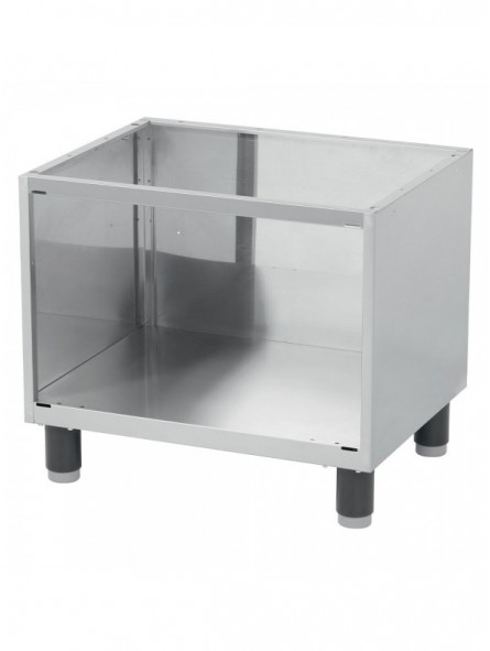 Piece of furniture "support" in stainless 660 mm (without doors)