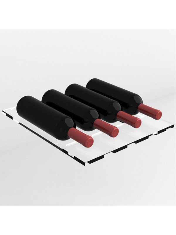 Plexiglass shelf with mounting brackets