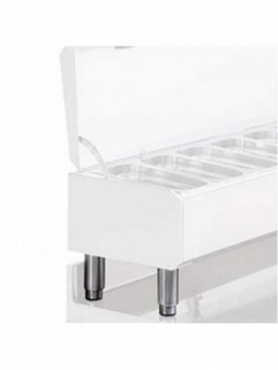 Kit of 4 adjustable stainless steel legs (Compact Line)