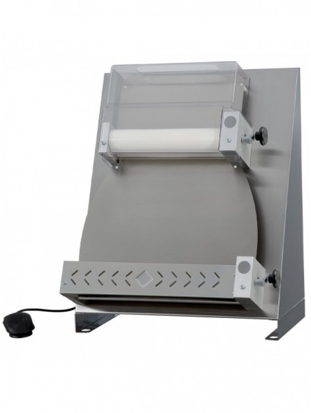 Pizza roller Ø 420 mm, 2 rollers "Linear", in stainless steel
