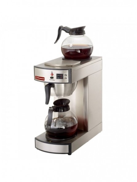 Koffiepercolator - 1 groep + 2 verwarmplaten - Automatisch