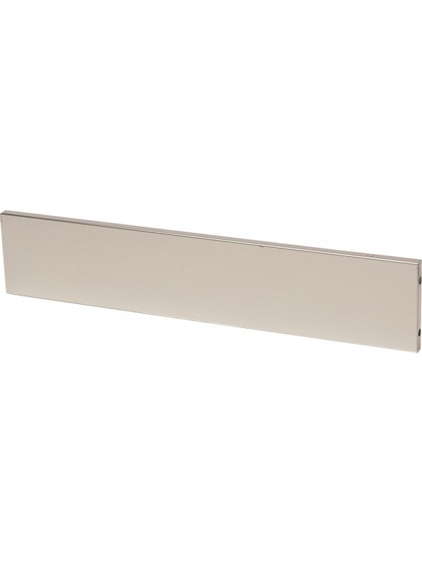 Frontal plinth in stainless steel