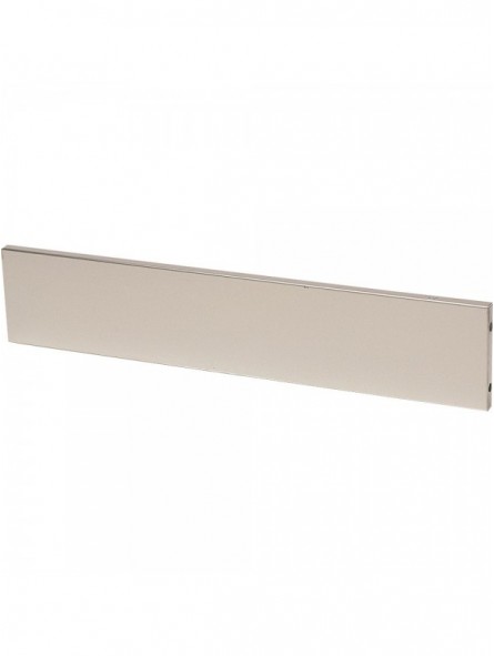 Frontal plinth in stainless steel