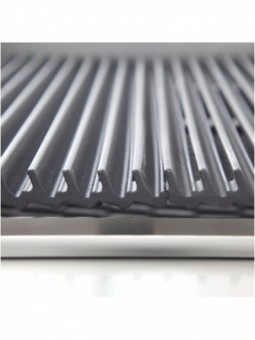 Lavastone grill - 1/2 module, cooking grill in cast iron "double face"