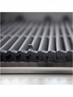 Lava-stone grill - 1/1 module, cooking grill in cast iron "double face"
