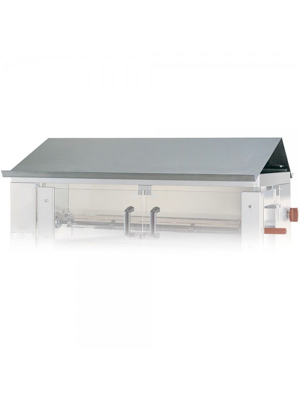 Roof for chicken roaster, for outside use