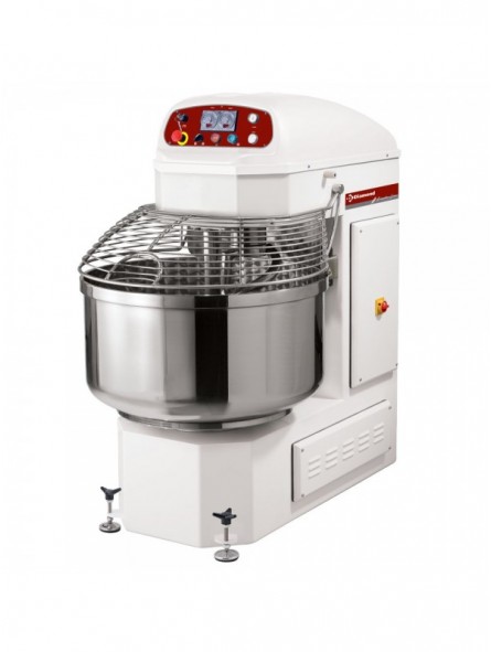 Automatic kneading machines spiral, 2 speeds, 2 timers, 2 motors, 250 Kg