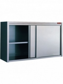 Wall cupboard with sliding doors