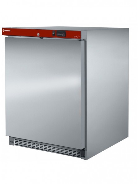 Ventilated refrigerator, 150 liters. stainless steel