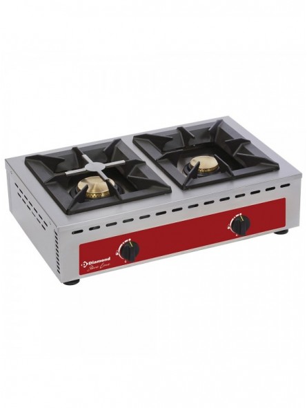 Brander, tafelmodel - 2 branders (7+5 kW)