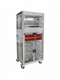 Rotating rotisserie, 25 chickens