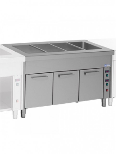 Bain Marie on hot cupboard 3x GN 1/1