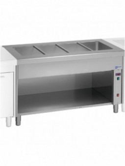 Bain-Marie on open cupboard 2x GN 1/1