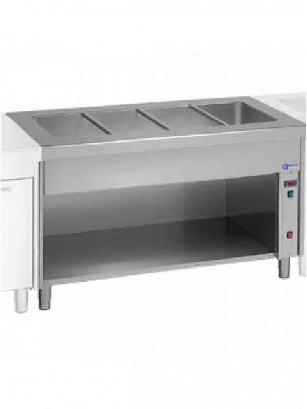 Bain-Marie on open cupboard 2x GN 1/1