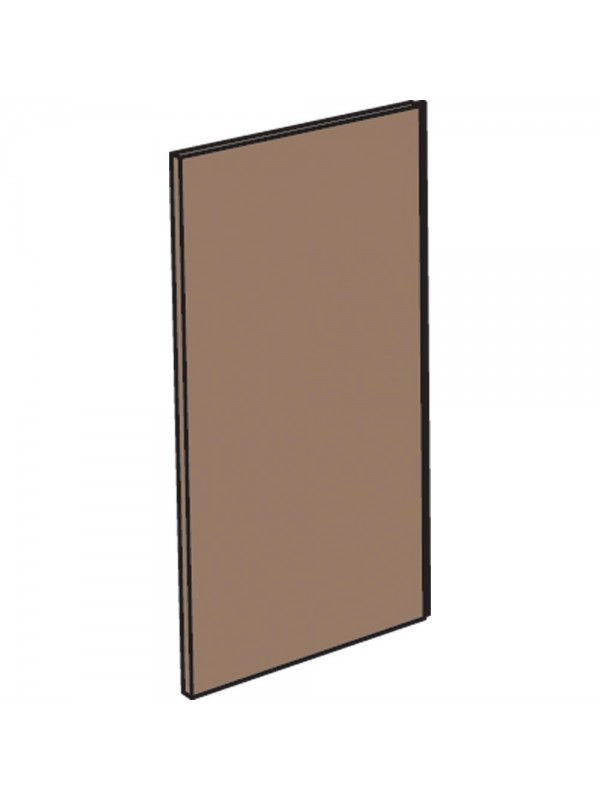 Furnishing panel "wood" corner 45°