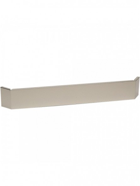 Frontal plinth in stainless steel external angle