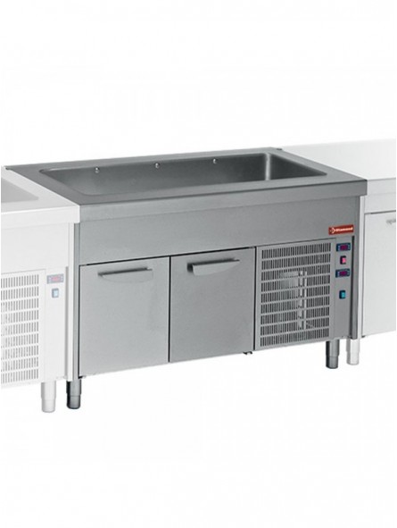 Cooled tank on refrigerated cupboard 6x GN 1/1