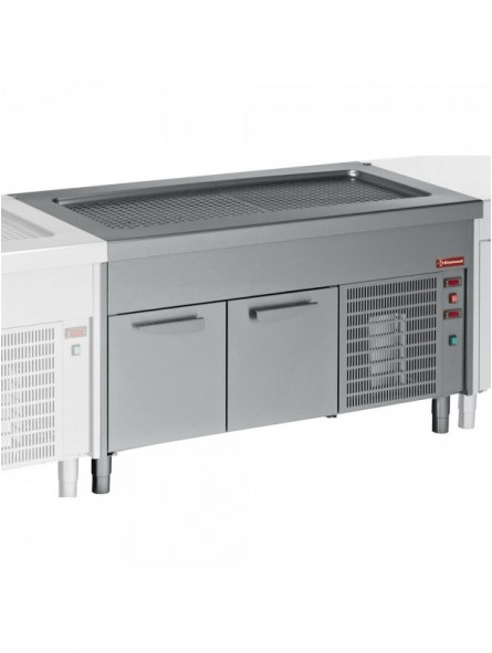 Refrigerated top unit on refrigerated cupboard 6x GN 1/1