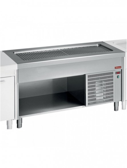 Refrigerated top unit on open cupboard 4x GN1/1