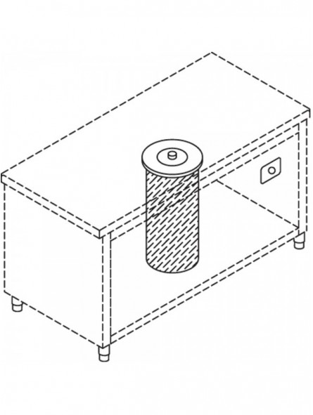 Heating lift for plates (with cover), capacity 50-60 diam. 190-260 mm