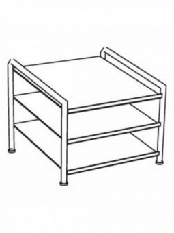 Glass hold unit, 3 levels
