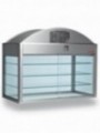 Refrigerated display with curtain