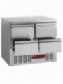 Refrigerating table composed of :