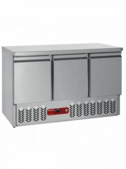 Compacte koeltafel 3 deuren GN 1/1, 380 Lit