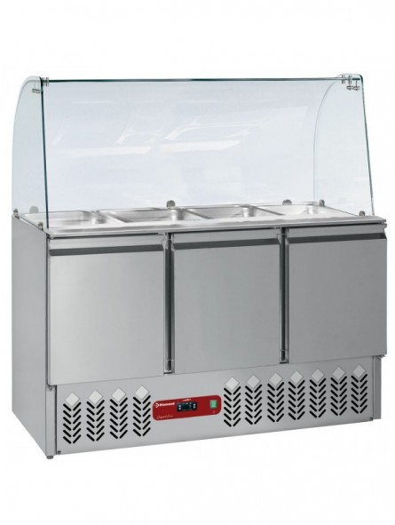 Set saladette & Kit curved glass :
