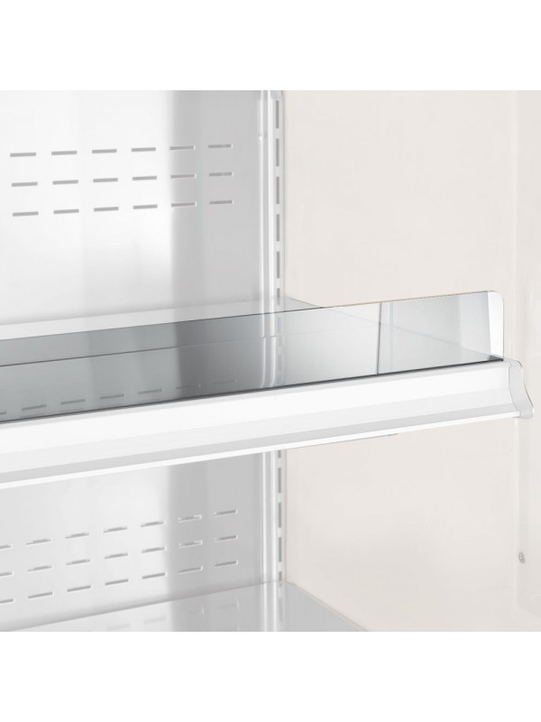 Productstop in plexiglass, shelf  2000 mm