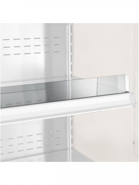 Productstop in plexiglass, shelf  2000 mm