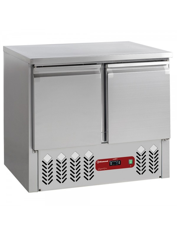 Compact counter freezer 2 doors GN 1/1, 240 Lit