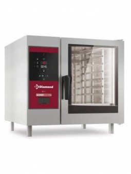 Electrische oven boiler stoom en convectie 6x GN1/1+ Cleaning