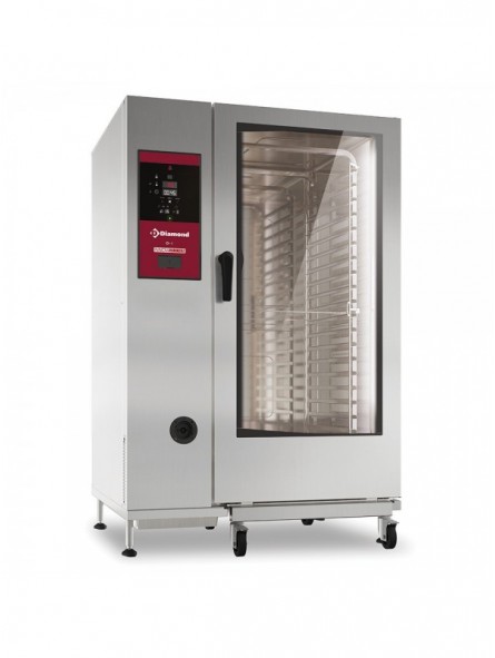 Electrische oven boiler stoom en convectie 20x GN2/1 + Cleaning