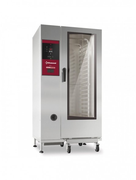 Four gaz vapeur directe et convection 20x GN1/1 avec "automatic cleaning system"