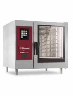 Four gaz "TOUCH" vapeur directe/convection 6x GN 1/1+Cleaning