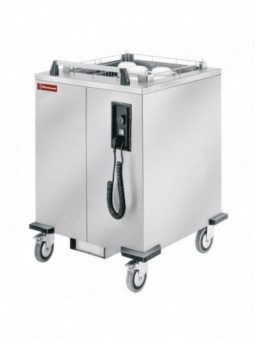 Verwarmde stapelkar met veren voor manden 500x500 mm