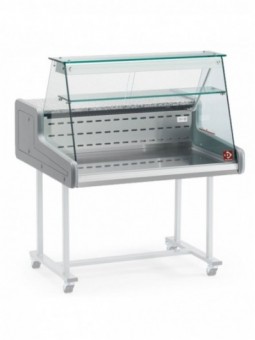Refrigerated display counter - right glass panel