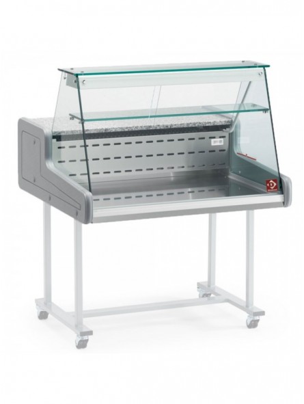 Refrigerated display counter - right glass panel