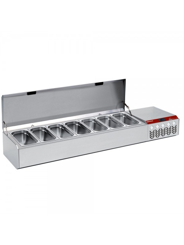 Refrigerated structure GN 7x1/3, with lid