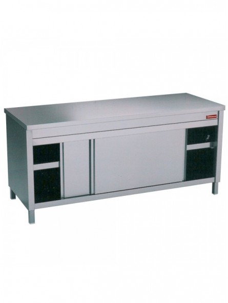 Tafel op kast met 2 schuifdeuren