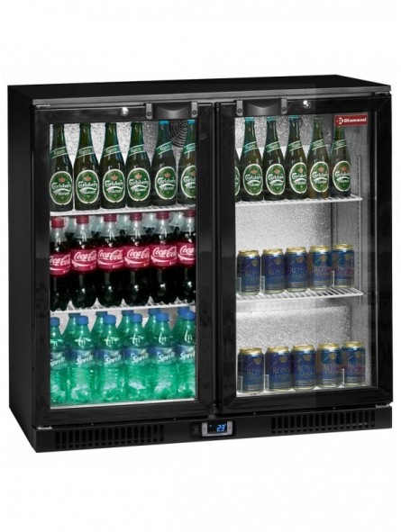 Flessenkoeler geventileerd "Back Bar" 2 draaideuren