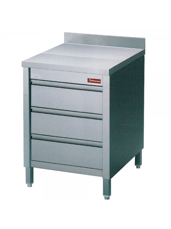 Table sur armoire avec 3 tiroirs GN1/1
