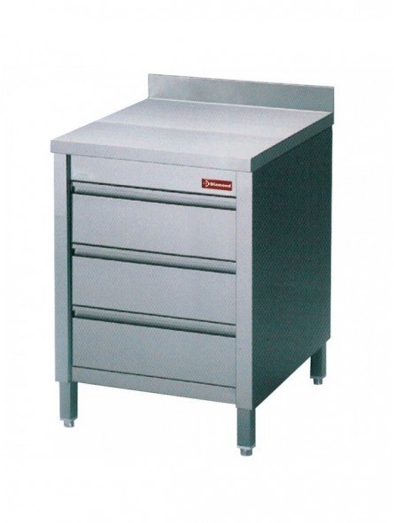 Table sur armoire avec 3 tiroirs GN1/1