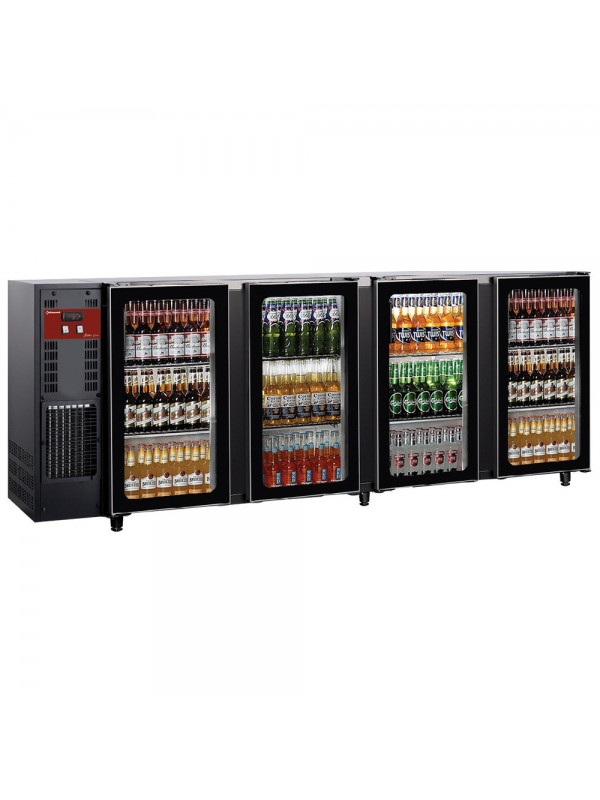 Flessenkoeler 4 glazen deuren, 783 liter