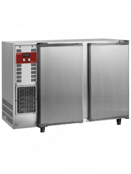 Flessenkoeler, roestvrij staal, 2 deuren, 375 liters