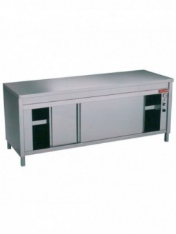 Heated workcabinets sliding door + edge